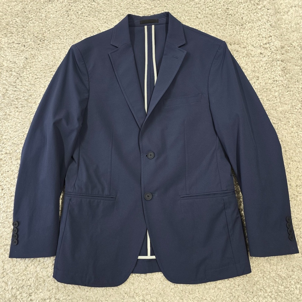 Calvin Klein Mens Unstructured‎ Stretch Blazer Size 38S Lightweight Modern